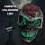 Careta Rígida Calavera Sangrienta con LED 1 unidad - comprar online