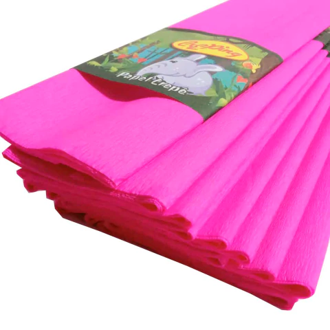 Papel Crepé Fucsia Creping 1 unidad - comprar online