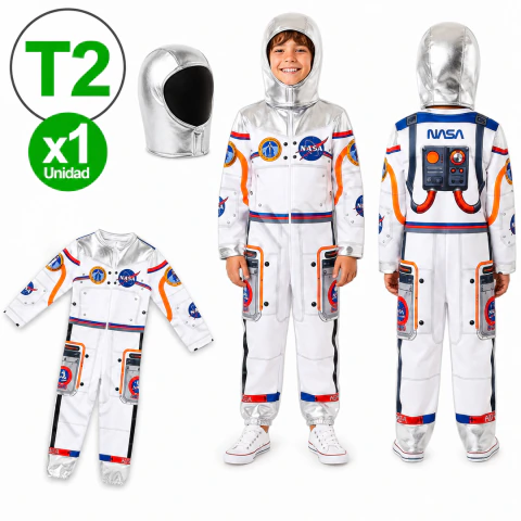 DISFRAZ ASTRONAUTA NIÑO O.N x1u. T2