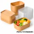 Bandeja Rectangular Polipapel 650ml pack x 10 unidades Unidades