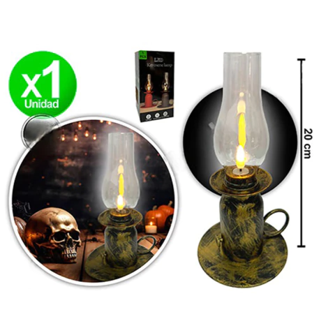 Farol de Halloween Metal con Luz 1 unidad - comprar online