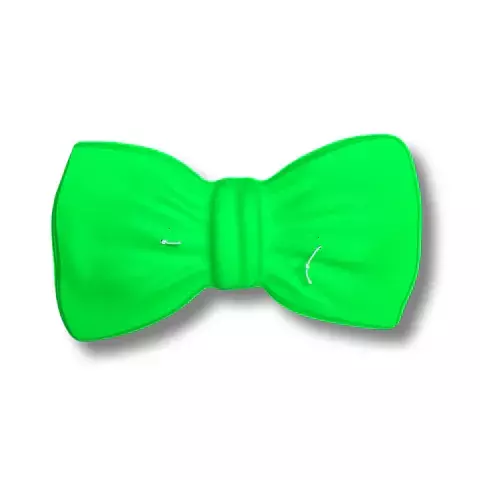 MOÑO PLASTICO NEON FLUO VERDE - comprar online