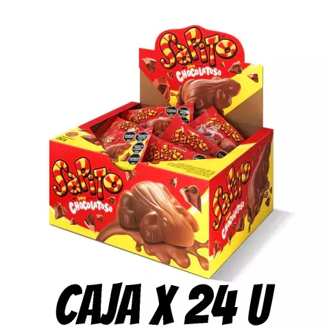 CHOCOLATIN SAPITO CHOCOLATOSO x24 (1291) - comprar online