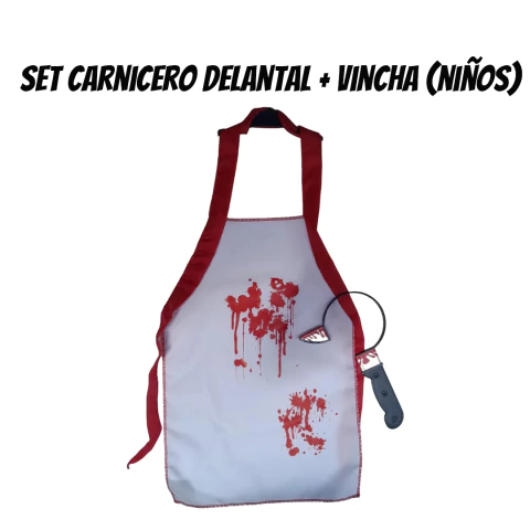 Set Disfraz Carnicero Terror Echyzos - comprar online