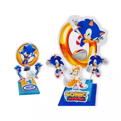 ADORNO TORTA BASE GIBREADA SONIC - comprar online