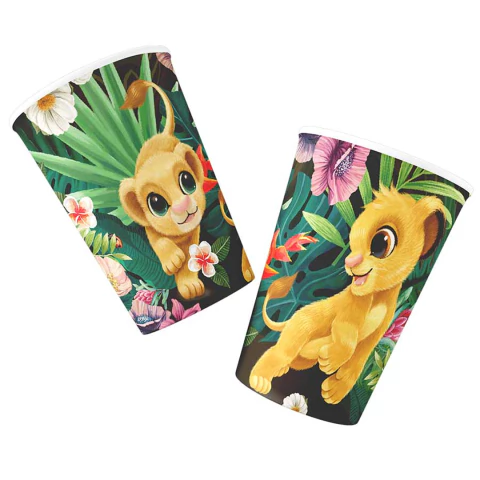 Vaso Polipapel Animales Selva pack x 8 unidades unidades - comprar online