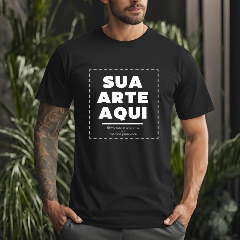 Camiseta Preta Personalizada - comprar online