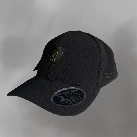 BONE MCD FLEX FIT COR PRETO/DOURADO