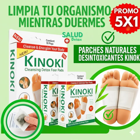 ¡PROMO 5x1! Kinoki Detox ©Parche desintoxicación olvidate del dolor - comprar online