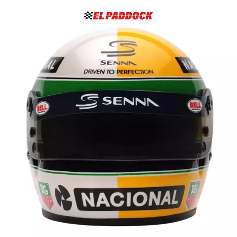 Ayrton Senna Mini Helmet 1:2 Legado Aniversario 30 Años - comprar en línea