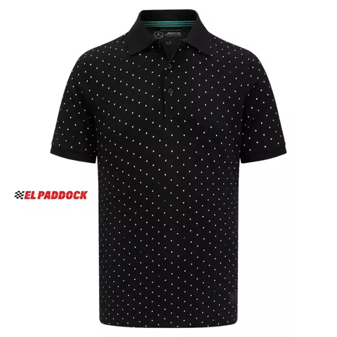 Polo Mercedes AMG Petronas Polka 2024 Negra