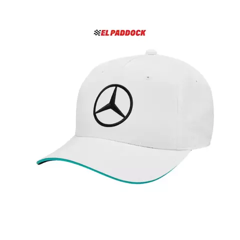 Gorra Mercedes AMG Petronas Equipo Blanca 2024 Oficial