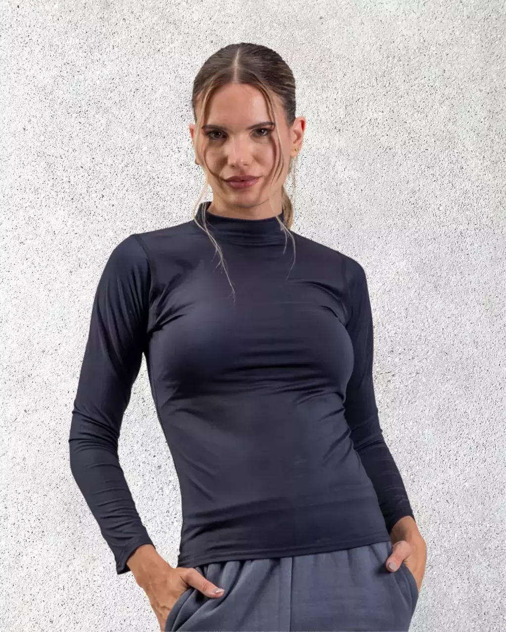 Remera térmica LF – Lux Negra