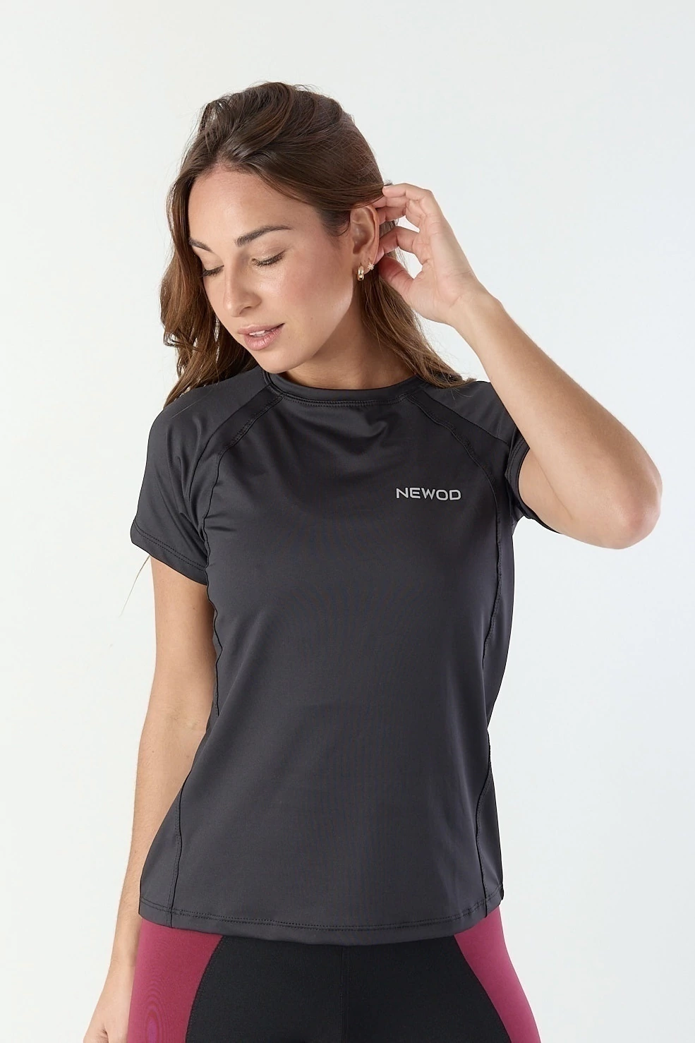 Remera newod laser run - negra