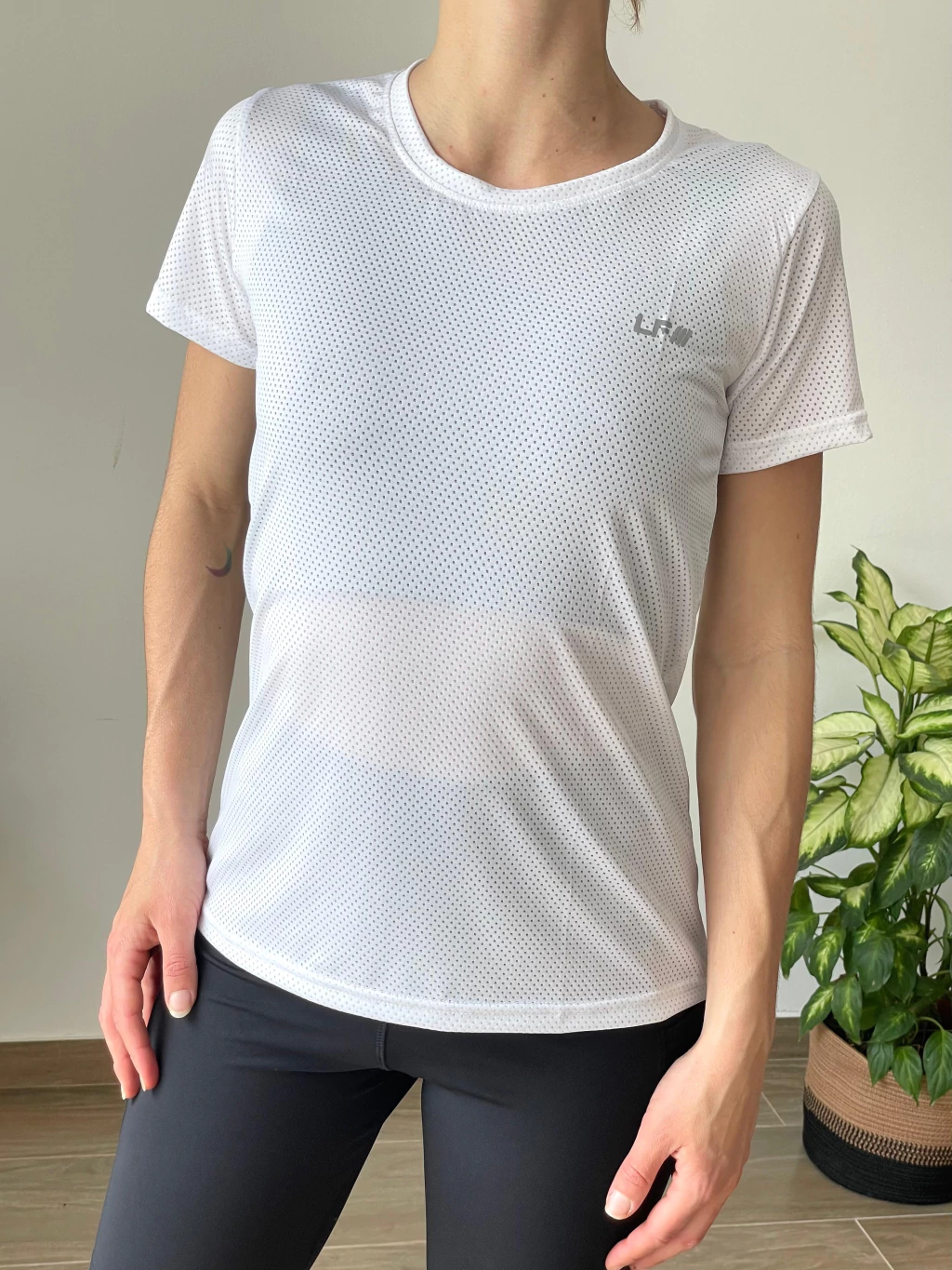 Remera LF dry - blanca