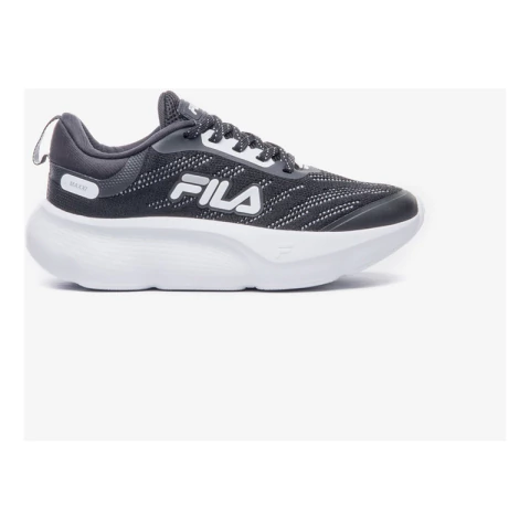 Zapatillas Unisex Fila Maxxi Deportivas Livianas Con Cordones Negro