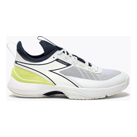 Zapatillas Padel/Tenis Hombre Diadora Finale Importadas Premium white/pageant blue