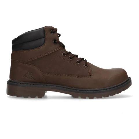 Borcegos Kappa Fillmore Botas Urbanos Con Cordones Marrón Oscuro