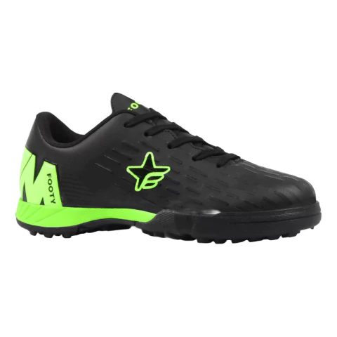 Botines Futbol Footy Copa Libertadores Cesped Sintetico Papi Negro/Verde - comprar online