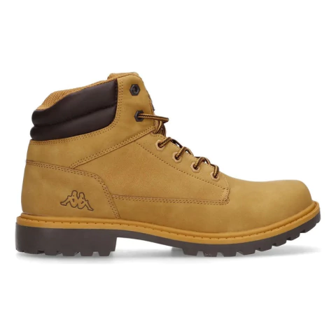 Borcegos Mujer Kappa Fillmore Botas Urbanos Con Cordones Marrón Claro