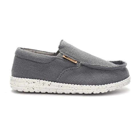 Zapatillas Panchas Nauticos Chicos Marcel San Diego De Lona Livianas Gris - comprar online