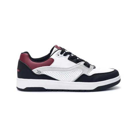 Zapatillas Hombre Urbanas Atomik Fackie Con Cordones Comodas Negro/Blanco - comprar online