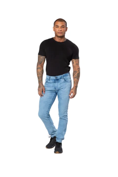 Calça Jeans Slim Five Rockets Sky Com Elastano Masculina