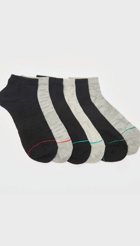 Media invisible hombre pack x3 de algodón (36-513.3)