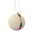 Bolsa Festa Clutch Bola Off-White Ráfia