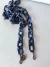 Alça Azul Marinho Degradê Elo Acrílico Longa - comprar online