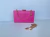 Bolsa Festa Clutch Rosa Pink Ráfia 2 Alças - loja online