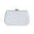 Bolsa Festa Clutch Trançada Off White Alça Acrílico Transparente - loja online