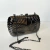 Bolsa Festa Clutch Metal Grafite Frisos Arredondados na internet