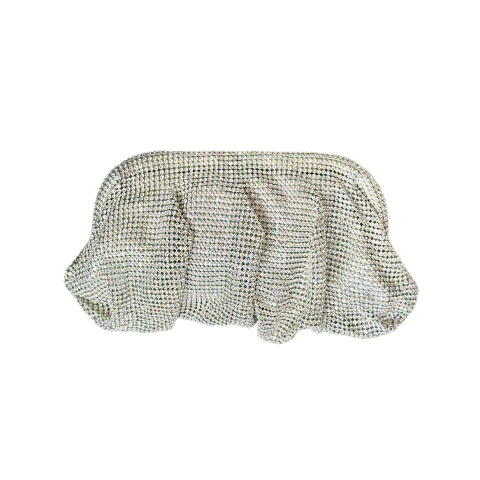 Bolsa Festa Clutch Sparkling Prateada - comprar online