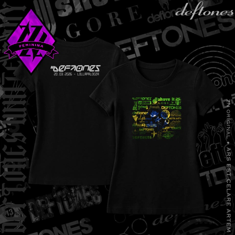 Deftones - Brazil 2026 [FEMININA] - comprar online