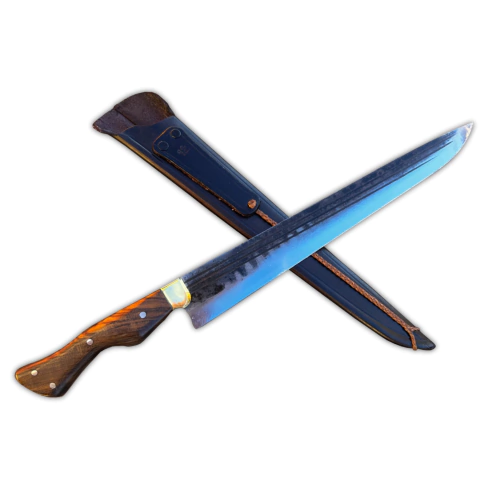 Faca 12" Aço Carbono Espeto Gaúcho - Personalizada