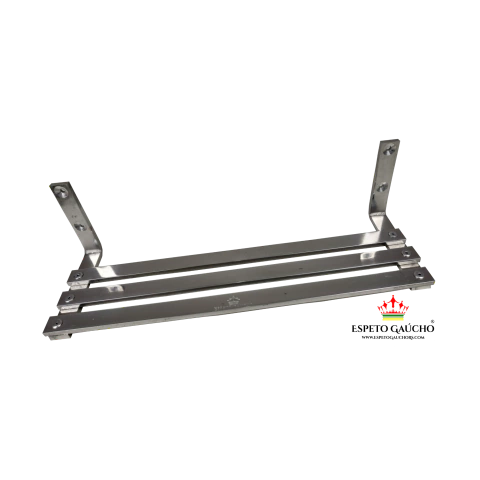 Porta Espetos de Alumínio Polido