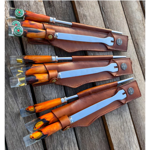 Kit Faca, Chaira e Garfo Híbrido Personalizado