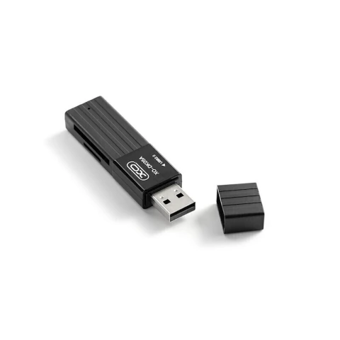 LECTOR USB DE TARJETA USB 2.0 XO - DK05A 2 EN 1