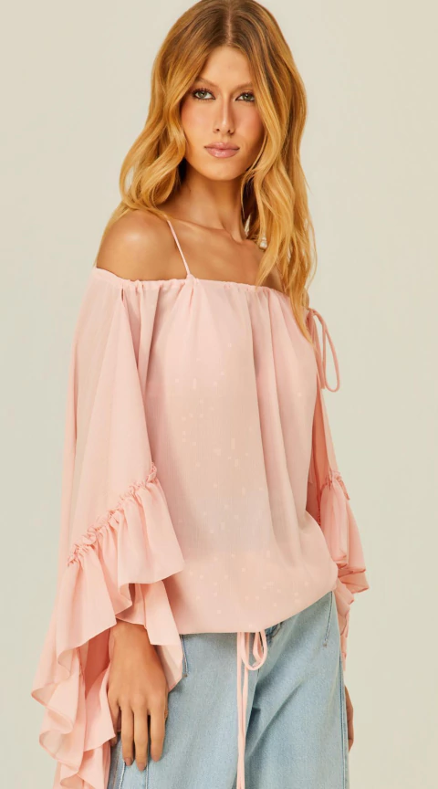 Blusa Assimétrica em Chiffon - buy online