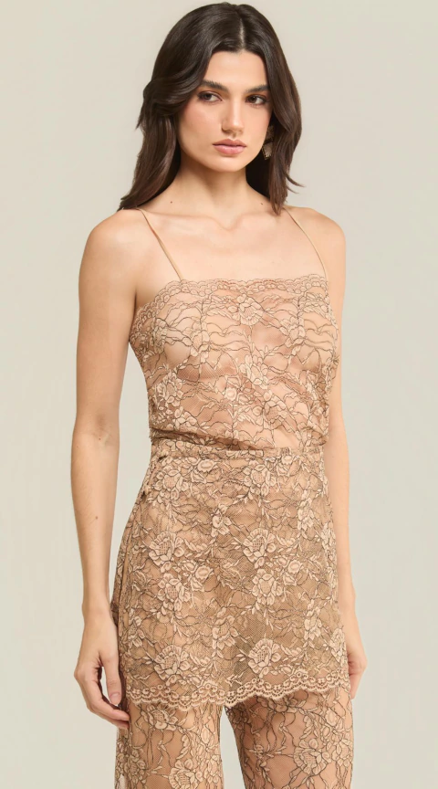BLUSA DE ALÇA COM DETALHE - online store