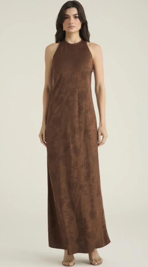 VESTIDO MIDI SEM MANGA - buy online