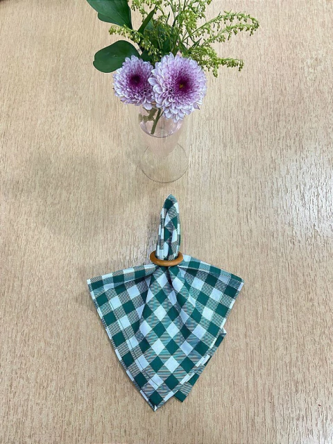 Guardanapo Maxi Xadrez Verde