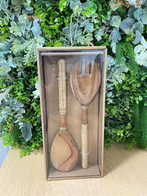 2 Talheres Para Salada Rústica Serena Cabo Balli - comprar online