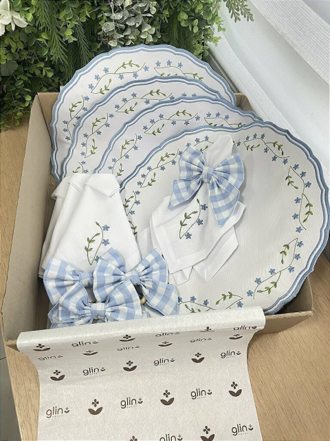 Kit Mesa Ana Carolina - 4 Lugares