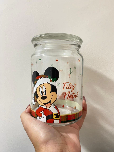 Pote Hermético Mickey Papai Noel 750ml