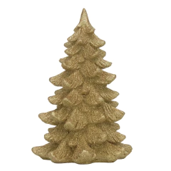 Pinheiro de Natal de Glitter Dourado 26cm