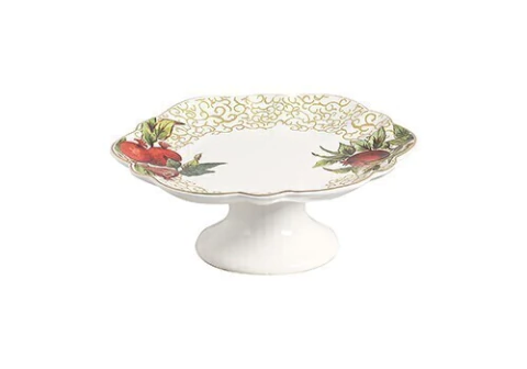 Boleira Grande Romã e Ouro 28cm