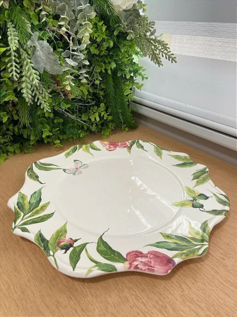 Travessa Voo Floral Luxo