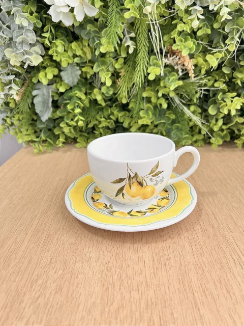 Xícara de Chá com Pires Limoeira - comprar online